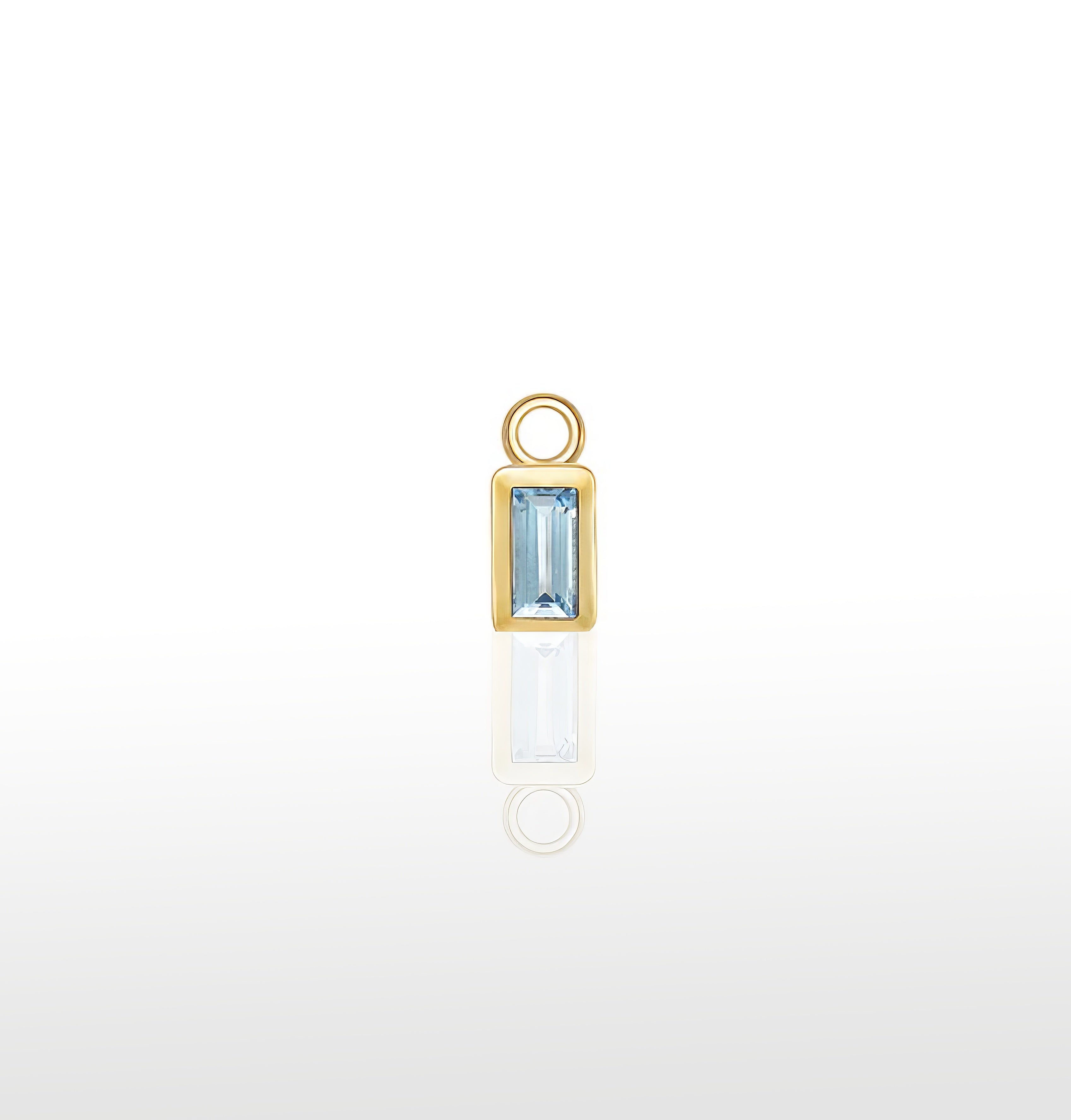 Image of Charm Em Cut  Aquamarine