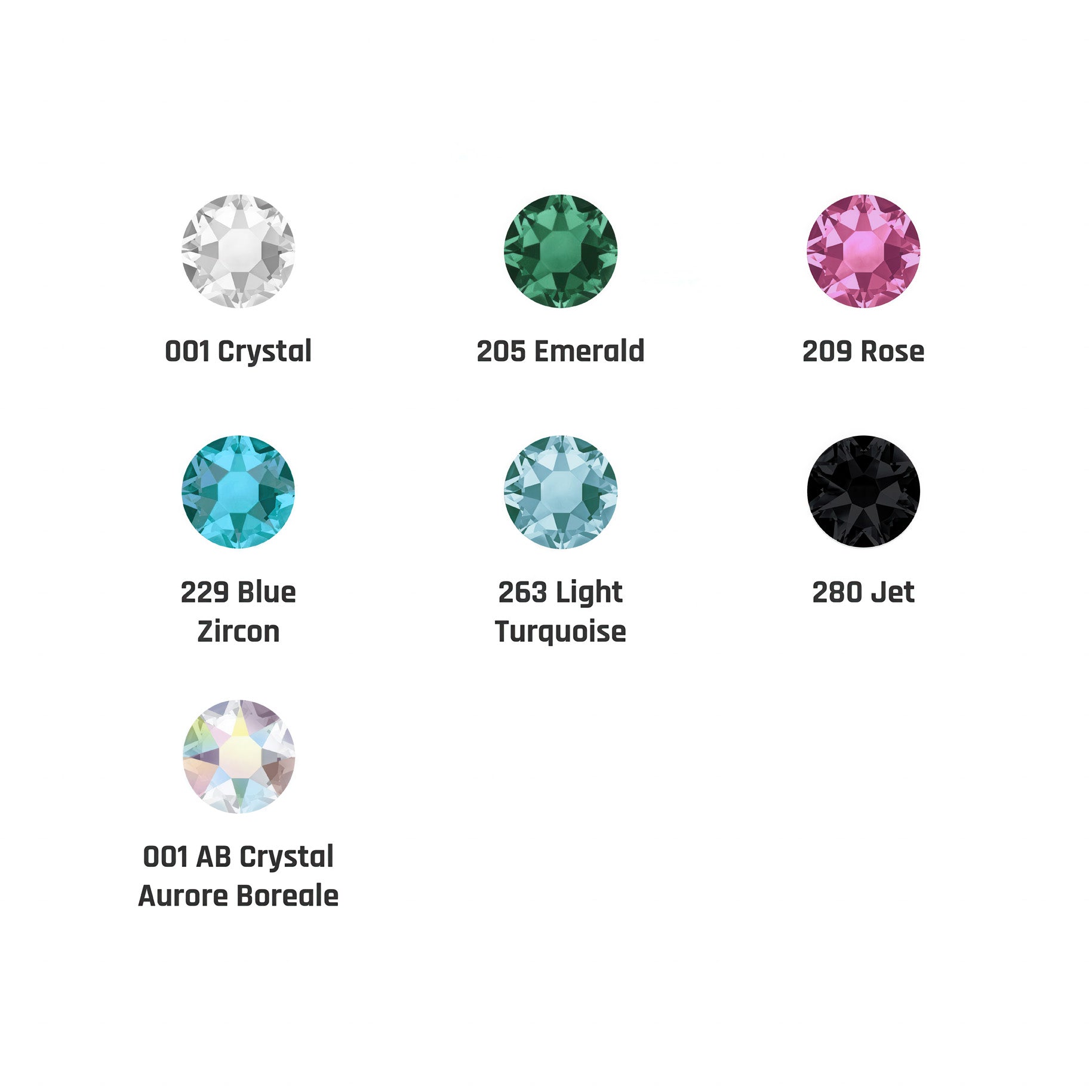 Image of Bezel Plano Swarovski 14G - 3mm