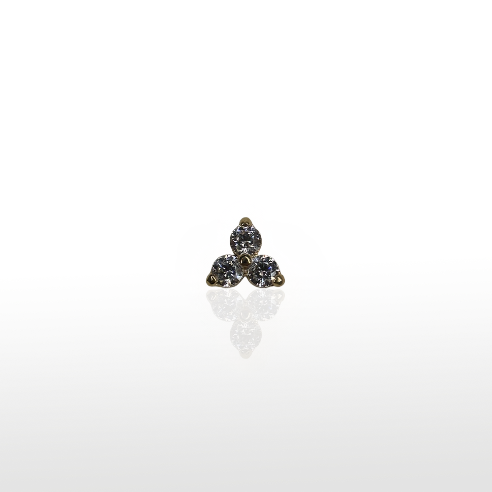 Image of Faceted Trio Gem Oro Oro
