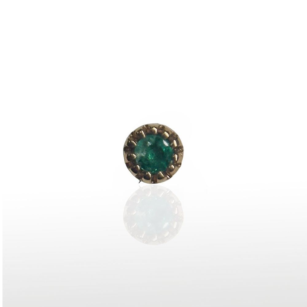 Image of Scalloped Pin S Rose Gold