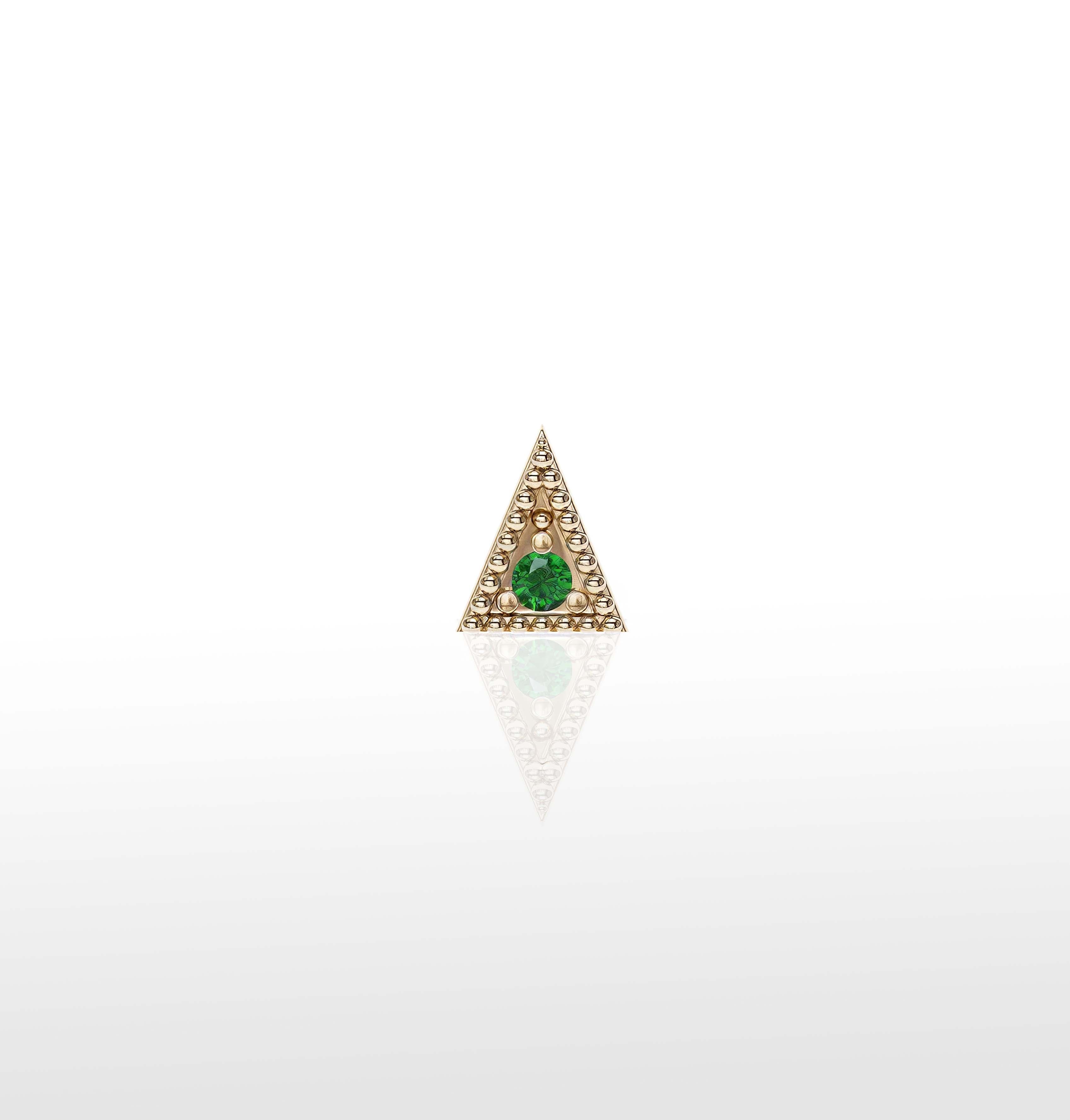 Image of Triangle Granule Beaded