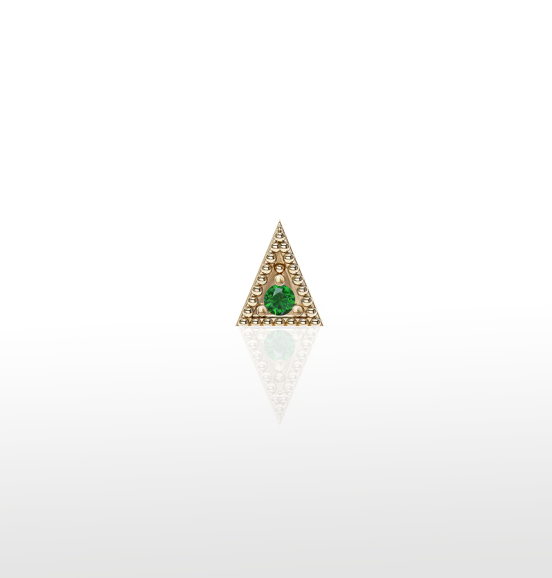 Image of Triangle Granule Beaded