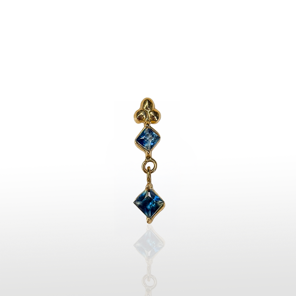 Image of Trinity 2 Prong Zafiro Charm