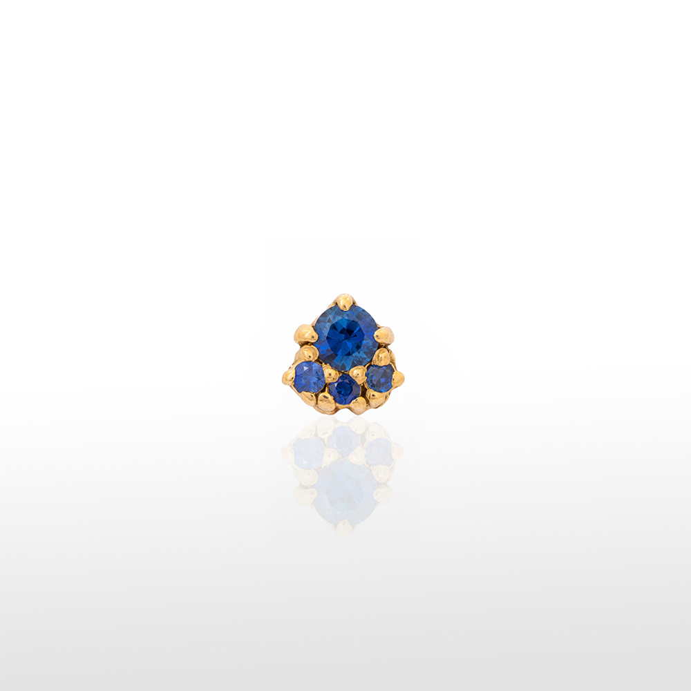 Image of Palace Pin - Blue Saphire