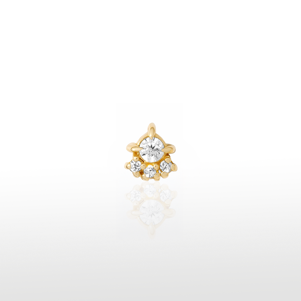 Image of Palace Pin - White Diamond
