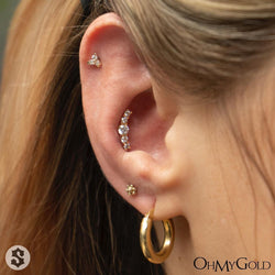Image of Anna - Top de Oro con Cristales OhMyGold Jewelry